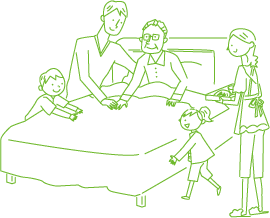 お互いに何かあっても、すぐ駆けつけられる距離。見守られるありがたさ。