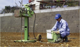 建てた後の安心・安全を守るため地盤調査を全棟実施